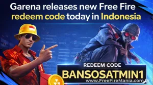 Garena releases new Free Fire redeem code today in Indonesia — Free Fire