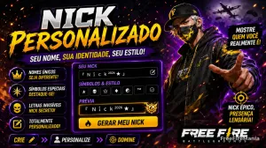 Gerador de Nick FF: Personalize seu Nome em 50+ Fontes e Símbolos — Free Fire