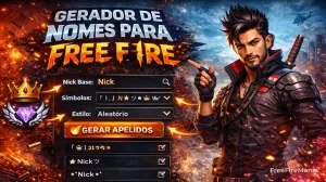 Gerador de Nomes Free Fire: Criar Nick FF Estilizado e Invisível — Free Fire