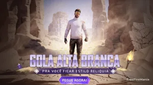 Escolha Royale do Free Fire tem Gola Alta Branca de Volta como prêmio principal — Free Fire