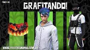 Grafitando Free Fire: Moletom Cinza e Estilo Tech retornam ao jogo nesta segunda (26) — Free Fire