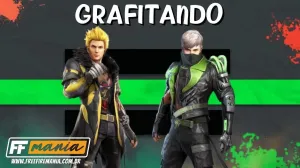 Grafitando Free Fire: novo evento marca o retorno dos pacotes Praga Fantasma e Duque Mariposa — Free Fire