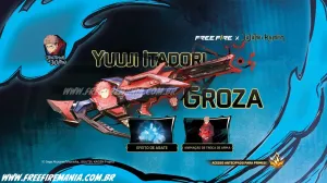 Free Fire: como conseguir Groza - Yuudi Itadori no Token Royale — Free Fire