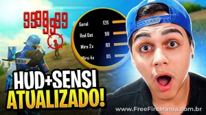 HUD do Freitas 2026 no Free Fire: código oficial e sensibilidade — Free Fire