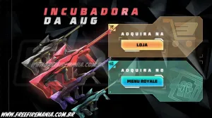 Free Fire: como conseguir Incubadora AUG no Token Royale — Free Fire
