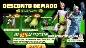 Inédita Calça Montando o Dinossauro chega ao Free Fire nesta sexta; saiba como obter — Free Fire