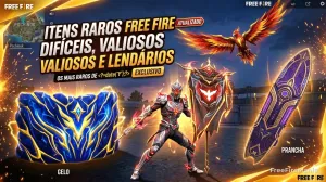 Itens Mais Raros do Free Fire em 2026: Gelo, Skins, Pranchas e o Item Mais Caro — Free Fire