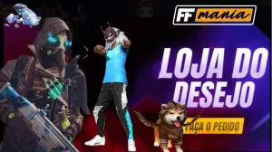 Loja do Desejo Free Fire: versão 8.0 traz emote Cachorro Dançando Funk — Free Fire