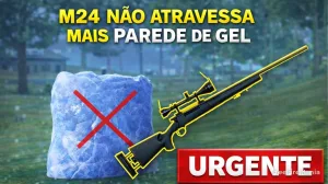Free Fire altera M24 e não atravessa mais parede de gel — Free Fire