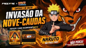 Naruto volta ao Free Fire: Capítulo 1 pode retornar na OB54 — Free Fire