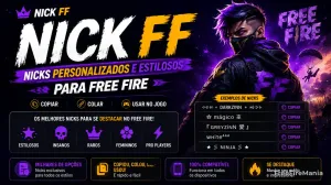 Nick FF: Personalizar Nick para FF com Símbolos e Letras — Free Fire
