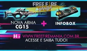 Nova Arma CG15 e ITEM INFOBOX no Free Fire - Atualização de Maio/2019 — Free Fire