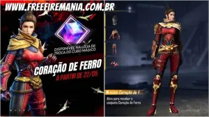 Novo Cubo Mágico Coração de Ferro disponível no Free Fire — Free Fire