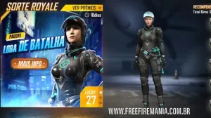 New Diamond Royale with Free Fire Battle Wolf pack — Free Fire