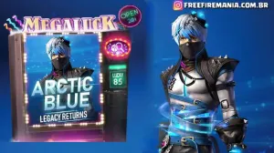 Sorte Royale do Passado com a Skin do Azul Ártico chega ao Free Fire — Free Fire