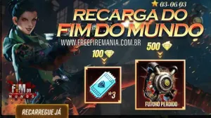 Novo Evento de Recarga do Fim do Mundo — Free Fire