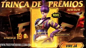 Novo evento Trinca de Prêmios com o inédito pacote Espírito Livre  — Free Fire
