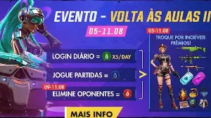 Evento de Volta às Aulas II em Free Fire: Tudo Sobre a Nova Skin Diabo Rosa — Free Fire