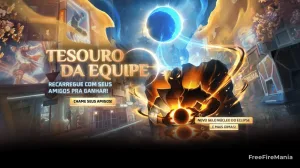Free Fire: Tesouro da Equipe volta com skin Núcleo do Eclipse — Free Fire