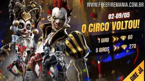 O Circo Voltou! Incubadora dos Palhaços retorna ao Free Fire — Free Fire