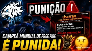 Free Fire world champion punished after using bug at FFWS — Free Fire