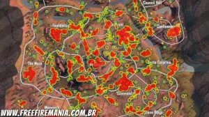 Os melhores locais de loot no mapa Kalahari do Free Fire — Free Fire
