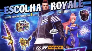 Pacote FFCS O Discípulo das Laminas chega no Escolha Royale do Free Fire — Free Fire