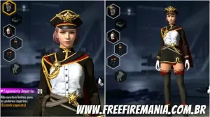 Nova skin Legionária Imperial na Loja de Estilhaços — Free Fire