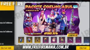 Páscoa Free Fire 2022: pacote Coelho Azul chega ao jogo nesta quinta — Free Fire