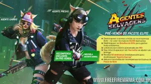 Passe de Elite de Abril: começou a Pré Venda do Agentes Selvagens — Free Fire