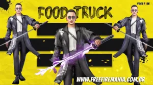 Praça de Food Truck está de volta ao Free Fire nesta quarta (22) com Muso Prismático e Dino — Free Fire