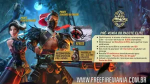 Pré Venda do Passe de Elite de Maio - Clãs dos Dragões Esquecidos — Free Fire