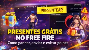Presentes Grátis no Free Fire: como ganhar skins, enviar para amigos e evitar golpes — Free Fire