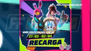 Recarga Free Fire: ganhe Espolio Coelho Eletrico ao comprar diamantes em 27 de março (2024) — Free Fire