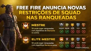 Garena altera regras do Contra Squad ranqueado do Free Fire — Free Fire