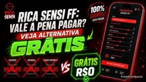 Rica Sensi FF: vale a pena pagar? Veja alternativa grátis — Free Fire