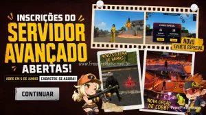 Servidor Avançado Free Fire de junho já está aberto — Free Fire