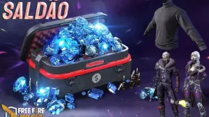 Sombra Roxa, Aparição Violeta e Gola alta preta chegam no Saldão do Free Fire — Free Fire