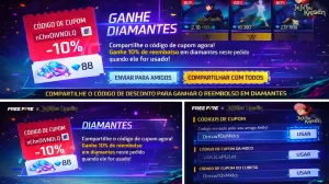 Supermercado Turbo do Free Fire ensina como pagar menos com cupons — Free Fire