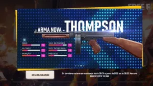 Thompson now available on Free Fire Ranked — Free Fire