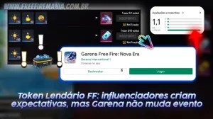 Token Lendário FF: influenciadores criam expectativas, mas Garena não muda evento — Free Fire