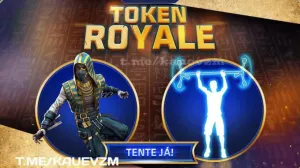 Token Royale Free Fire: Como conseguir a skin Múmia do Faraó e Emote Puxando Ferro — Free Fire