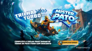 Mister Pato chega ao Trilha Turbo Free Fire; entenda como pegar mais barato — Free Fire
