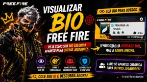 Visualizar Bio Free Fire: veja como sua bio colorida aparece para outros jogadores — Free Fire