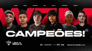 W7M Gaming é a campeã da LBFF 5 Série B e sobe para a Série A junto com a Black Dragons — Free Fire