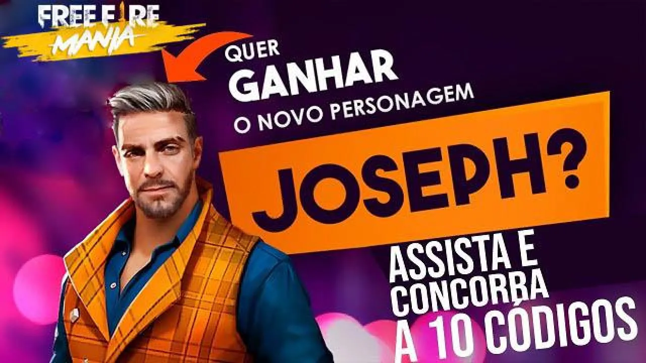 33 Códigos de Recompensas para Coletar o Joseph no Free Fire