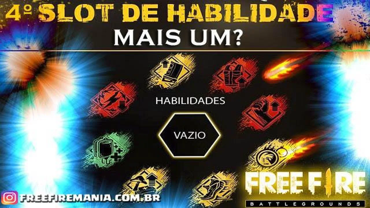 4º Slot de Habilidade em Free Fire: Atualização de Agosto A Caminho