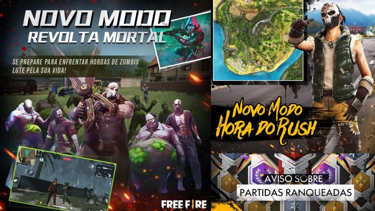 5 anos de Free Fire: relembre o lançamento dos melhores modo do jogo