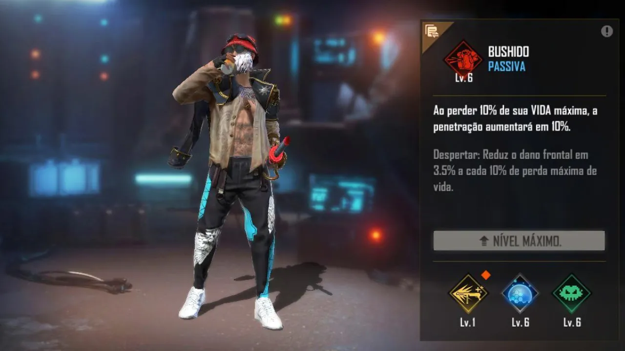 5 personagens no Free Fire com habilidades passivas, após a atualização