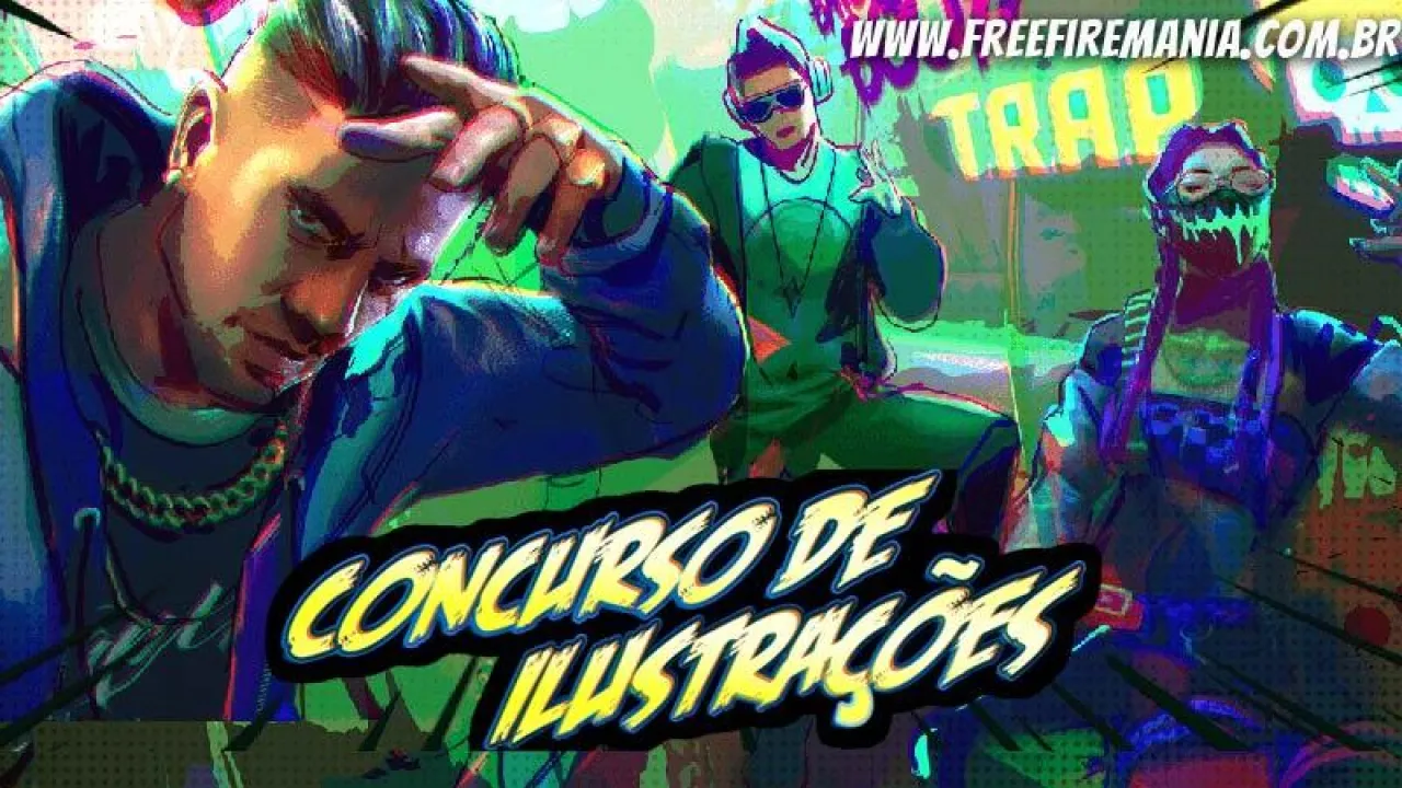 50 mil diamantes! Crie skins para o Free Fire e ganhe no concurso de ilustrações
